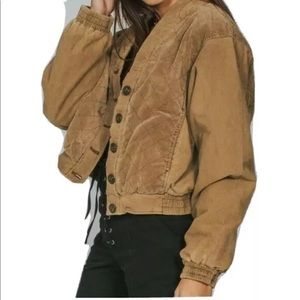 Free People Main Squeeze Quilted Jacket